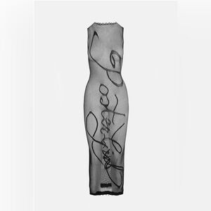 Poster Girl ALOHA MIDI DRESS JET BLACK